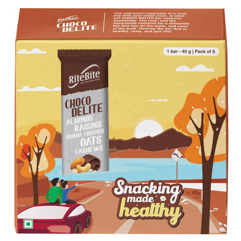 RiteBite Max Protein Choco Delite Energy Nutrition Bar | Grocsy