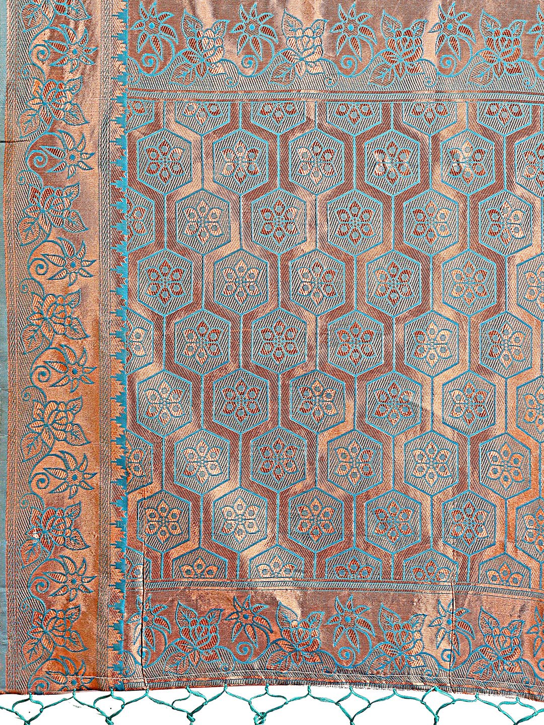 Shree Shyam Fashion Pink Woven Zari Traditional Linen Cotton Saree with Rich Pallu & Unstitched Blouse - Festive & Wedding Wear Saree | Grocsy