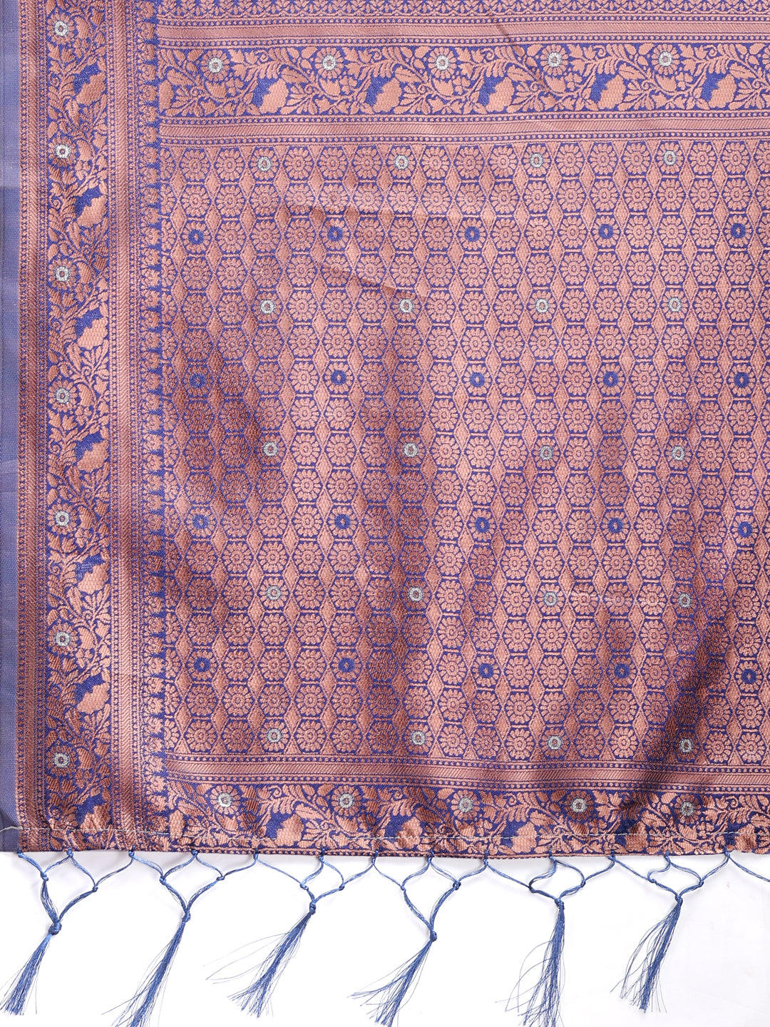 Shree Shyam Fashion Elegant Sky Blue Cotton Saree with Contrast Pallu - Perfect Blend of Tradition & Comfort | Grocsy
