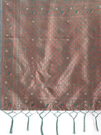 Shree Shyam Fashion Elegant Sea Green Cotton Saree with Contrast Pallu - Perfect Blend of Tradition & Comfort | Grocsy