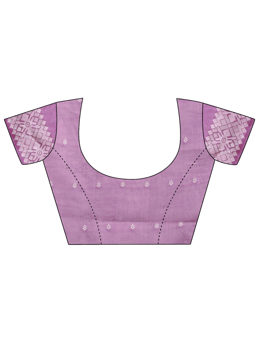 Shree Shyam Fashion Threads of Tradition: Purple Linen Cotton Saree Woven with Stories of Grace & Heritage | Grocsy