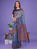 Shree Shyam Fashion Radiant Lichi Silk Saree - A Touch of Royalty in Every Thread | Grocsy