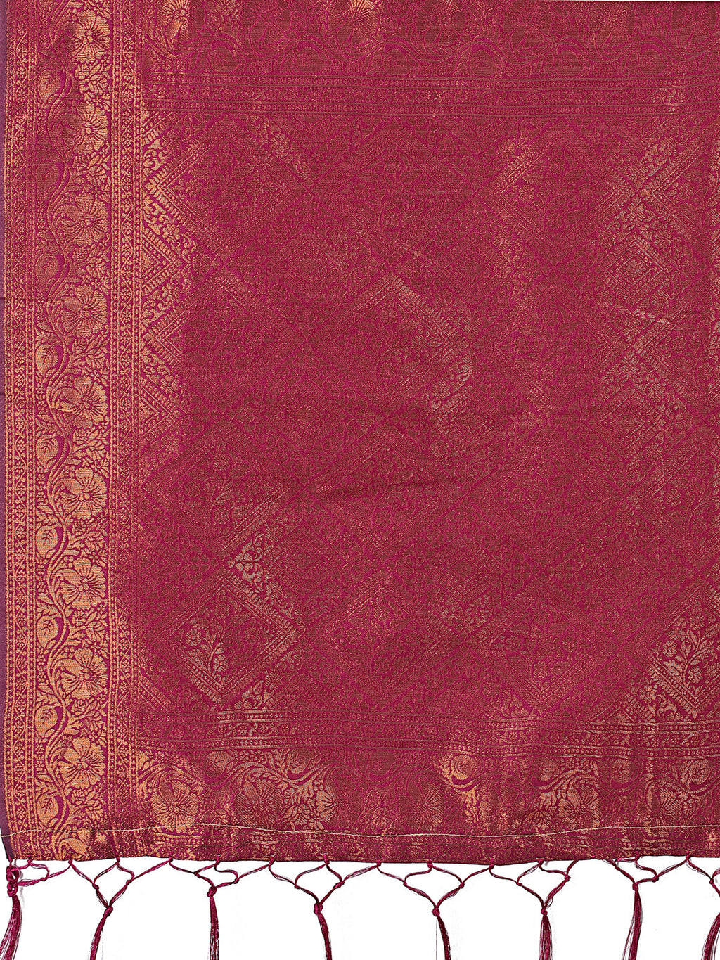 Shree Shyam Fashion Radiant Lichi Silk Saree - A Touch of Royalty in Every Thread | Grocsy