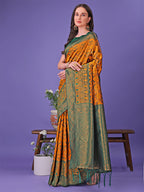 Shree Shyam Fashion Radiant Lichi Silk Saree - A Touch of Royalty in Every Thread | Grocsy