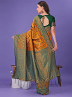 Shree Shyam Fashion Radiant Lichi Silk Saree - A Touch of Royalty in Every Thread | Grocsy