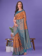 Shree Shyam Fashion Radiant Lichi Silk Saree - A Touch of Royalty in Every Thread | Grocsy