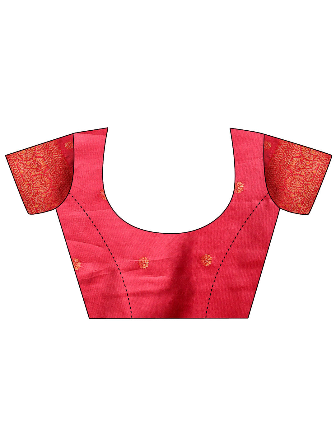 Shree Shyam Fashion Majestic Red & Grey Silk Saree with Rich Woven Pallu - A Regal Touch for Special Moments | Grocsy