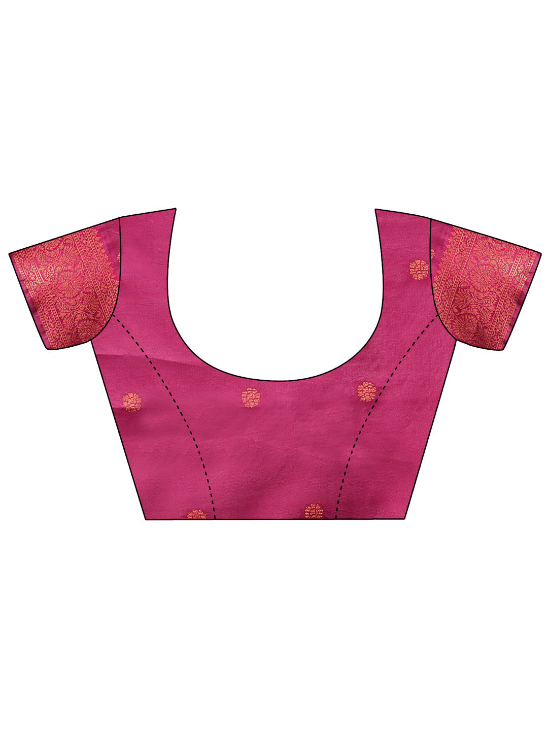 Shree Shyam Fashion Majestic Red & Light Pink Silk Saree with Rich Woven Pallu - A Regal Touch for Special Moments | Grocsy