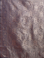 Shree Shyam Fashion Navy Blue Banarasi Silk Saree with Zari Weaving - A Timeless Tale of Elegance | Grocsy