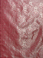 Shree Shyam Fashion Maroon Banarasi Silk Saree with Zari Weaving - A Timeless Tale of Elegance | Grocsy