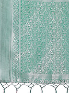 Shree Shyam Fashion Graceful Light Green & Green Banarasi Silk Saree with Rich Zari Woven Border - Traditional Elegance for Celebrations | Grocsy