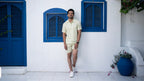 Noroke Sustainable fabric | 100% Linen Linen Embroidered Co-ord Set Men - Green | Grocsy