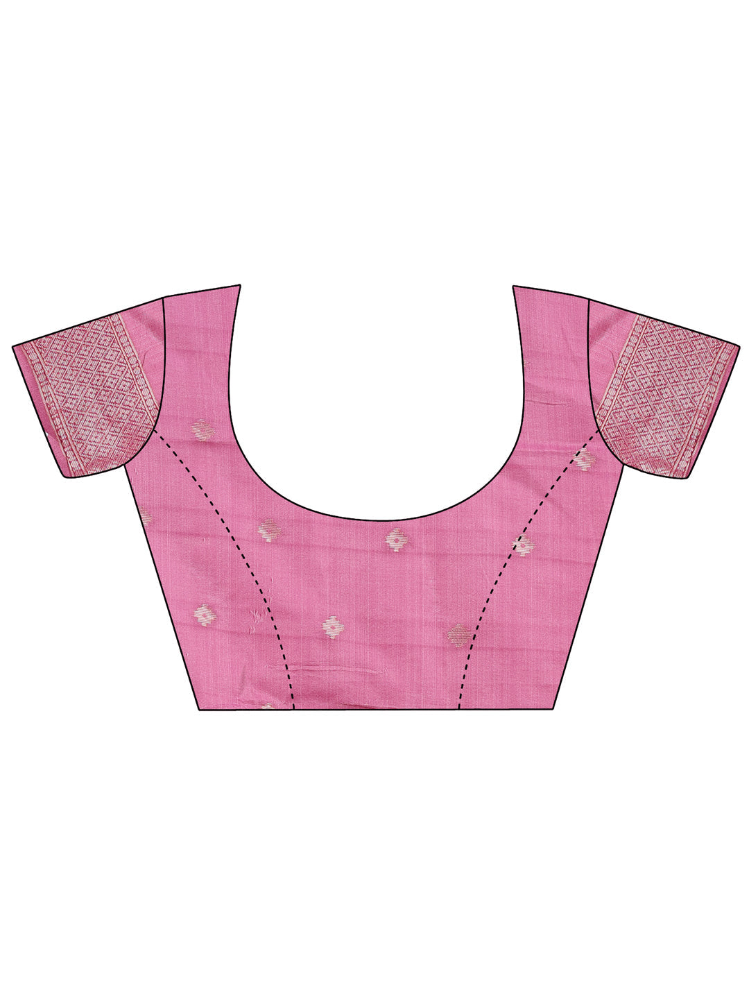 Shree Shyam Fashion Grace in Every Thread: Pink Patola Linen Cotton Saree Woven with Cultural Elegance | Grocsy
