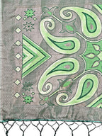 Shree Shyam Fashion Grace in Every Thread: Light green Patola Linen Cotton Saree Woven with Cultural Elegance | Grocsy