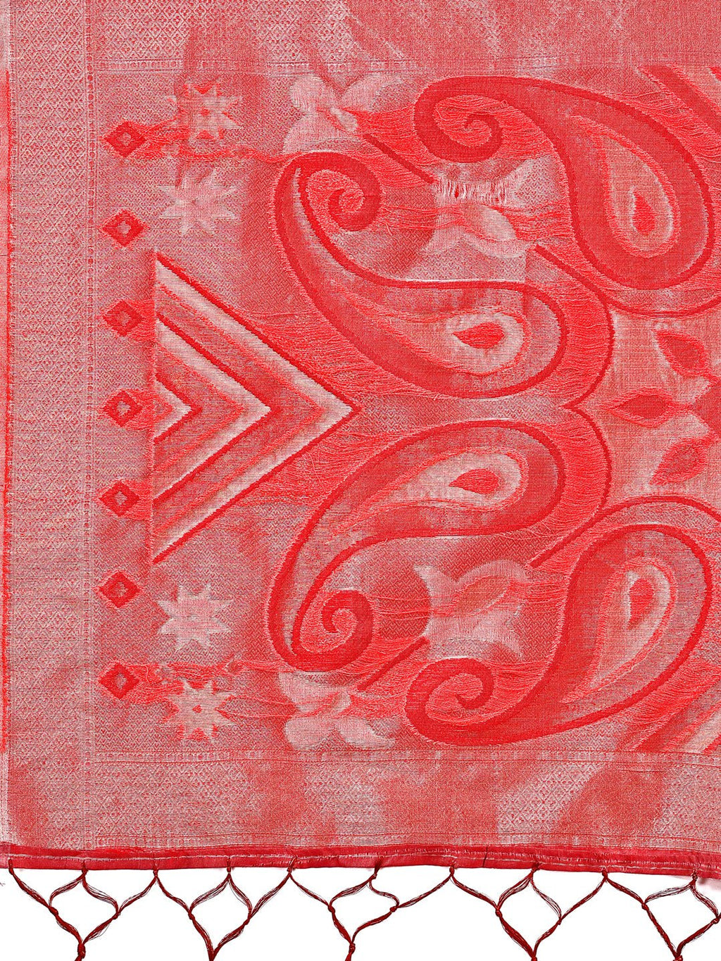 Shree Shyam Fashion Grace in Every Thread: Peach Patola Linen Cotton Saree Woven with Cultural Elegance | Grocsy