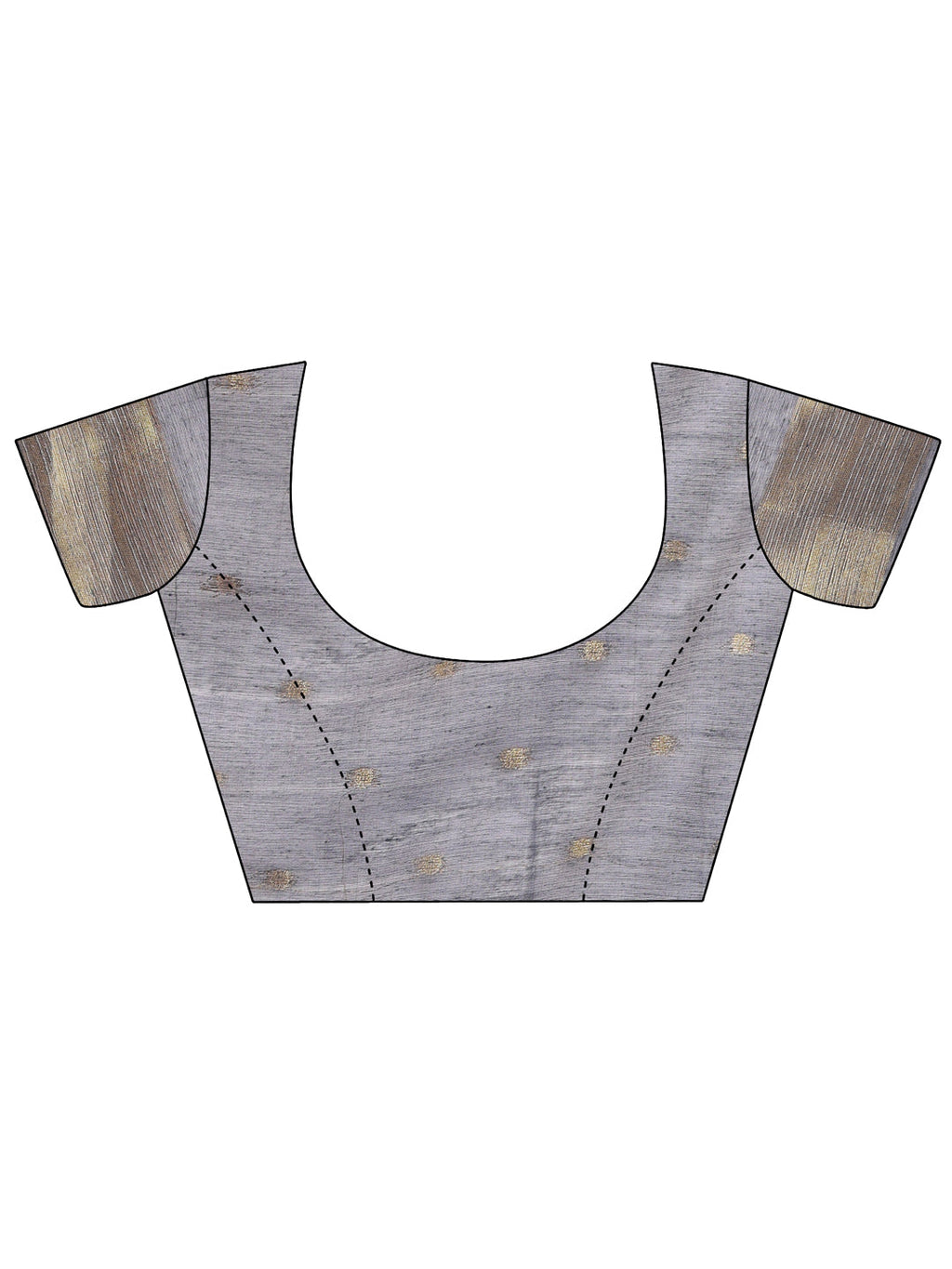 Shree Shyam Fashion Graceful Beige & Grey Linen Cotton Saree - Lightweight Elegance for Modern Women | Grocsy