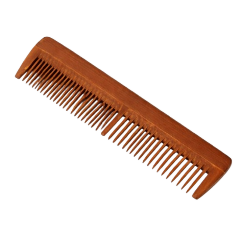 Bronson Professional Kacchi Neem Ayurvedic Wooden Comb | Grocsy