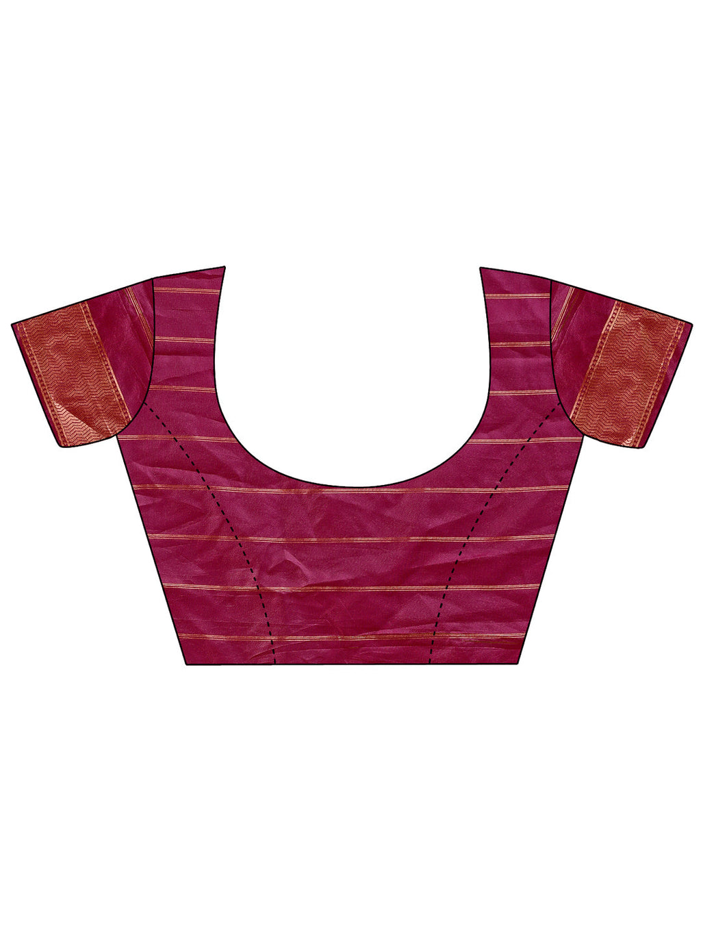 Shree Shyam Fashion Vibrant Copper & Magenta Banarasi Silk Saree with Colorful Pallu - Perfect Blend of Tradition and Festive Elegance | Grocsy