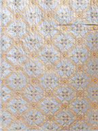 Shree Shyam Fashion Sky Blue Cotton Woven Zari Work Traditional Tassel Saree | Grocsy