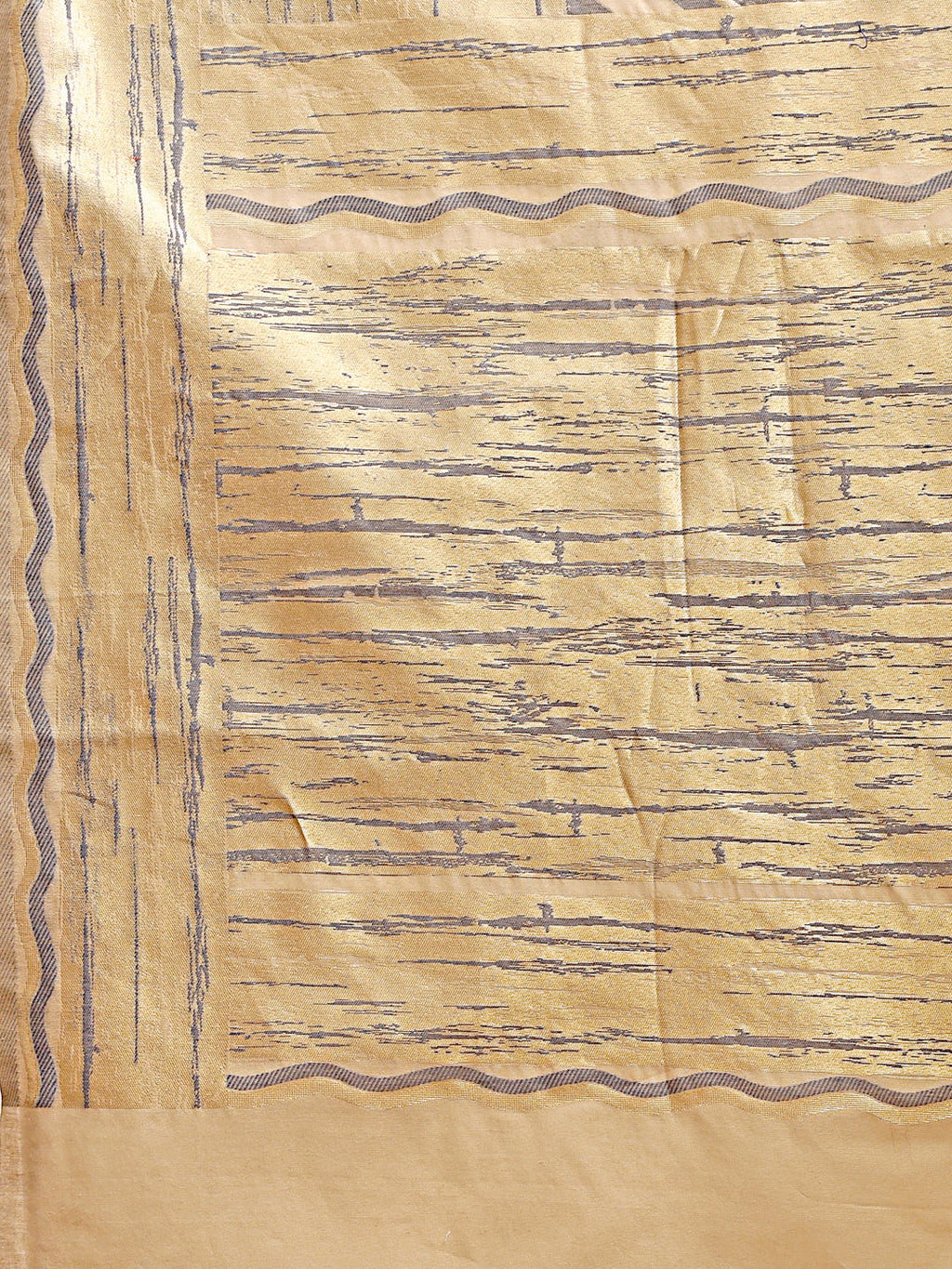 Shree Shyam Fashion Cream Cotton Woven Zari Work Traditional Tassel Saree | Grocsy