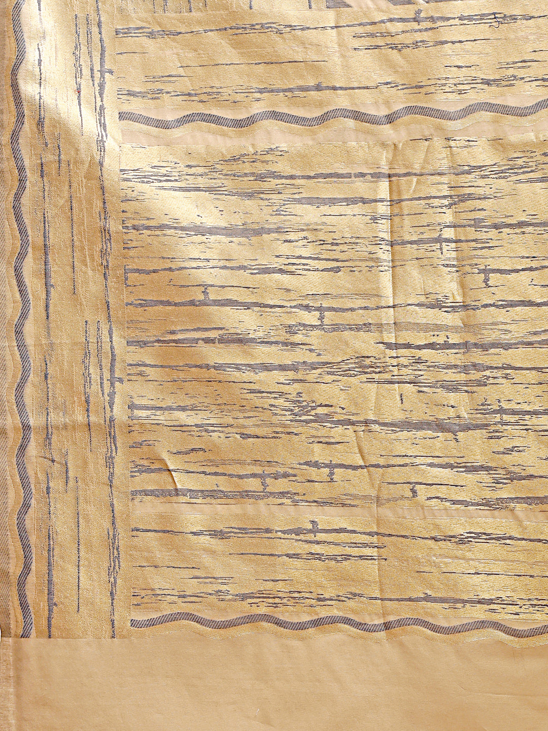 Shree Shyam Fashion Cream Cotton Woven Zari Work Traditional Tassel Saree | Grocsy