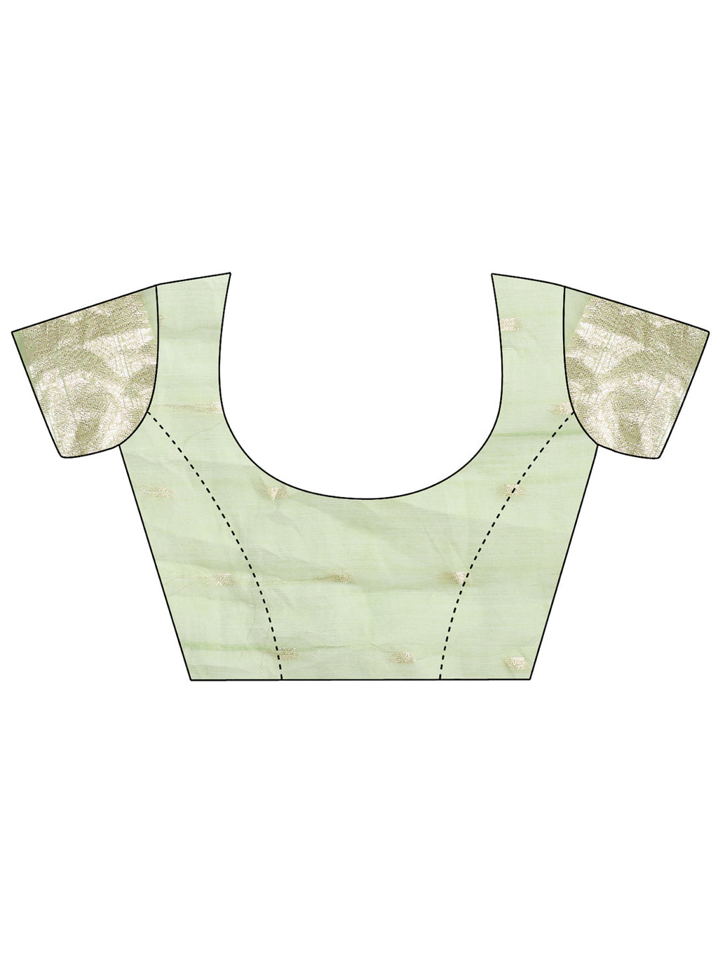 Shree Shyam Fashion Light Green Linen Cotton Saree - Elegant Simplicity for Everyday Grace | Grocsy