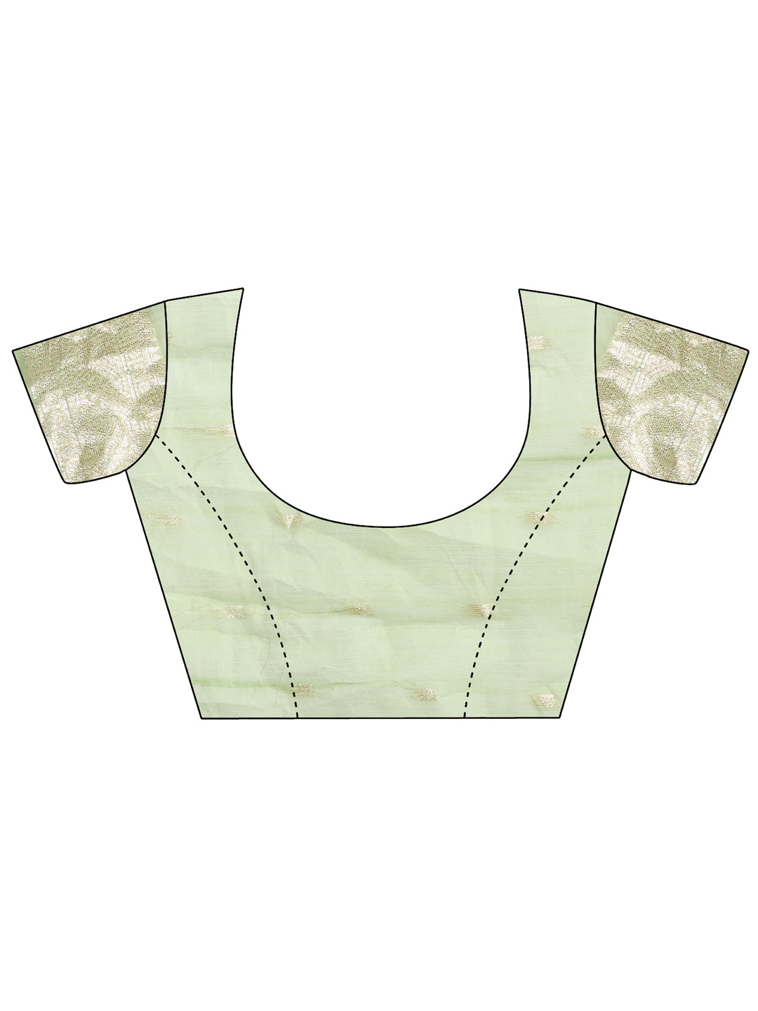Shree Shyam Fashion Light Green Linen Cotton Saree - Elegant Simplicity for Everyday Grace | Grocsy