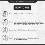 Kisra Activated Charcoal Anti-Pollution Face Wash | Grocsy