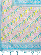 Shree Shyam Fashion Radiant Yellow Silk Saree with Pink & Blue Floral Pattern - Perfect for Weddings & Festive Glamour | Grocsy