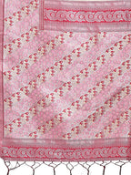 Shree Shyam Fashion Radiant Cream Silk Saree with Pink & Blue Floral Pattern - Perfect for Weddings & Festive Glamour | Grocsy