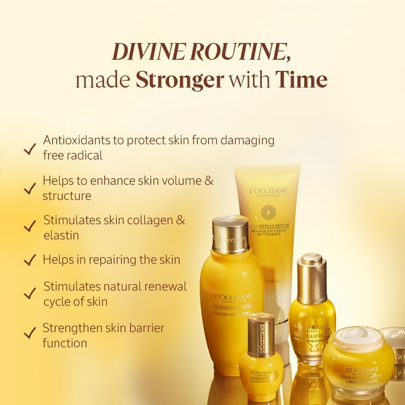 L'Occitane Immortelle Divine Youth Face Oil | Grocsy