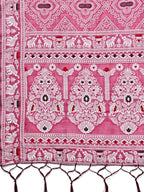 Shree Shyam Fashion Graceful Pink Printed Saree - A Symphony of Culture and Feminine Charm | Grocsy