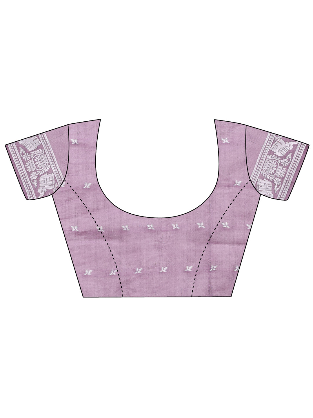 Shree Shyam Fashion Graceful Purple Printed Saree - A Symphony of Culture and Feminine Charm | Grocsy