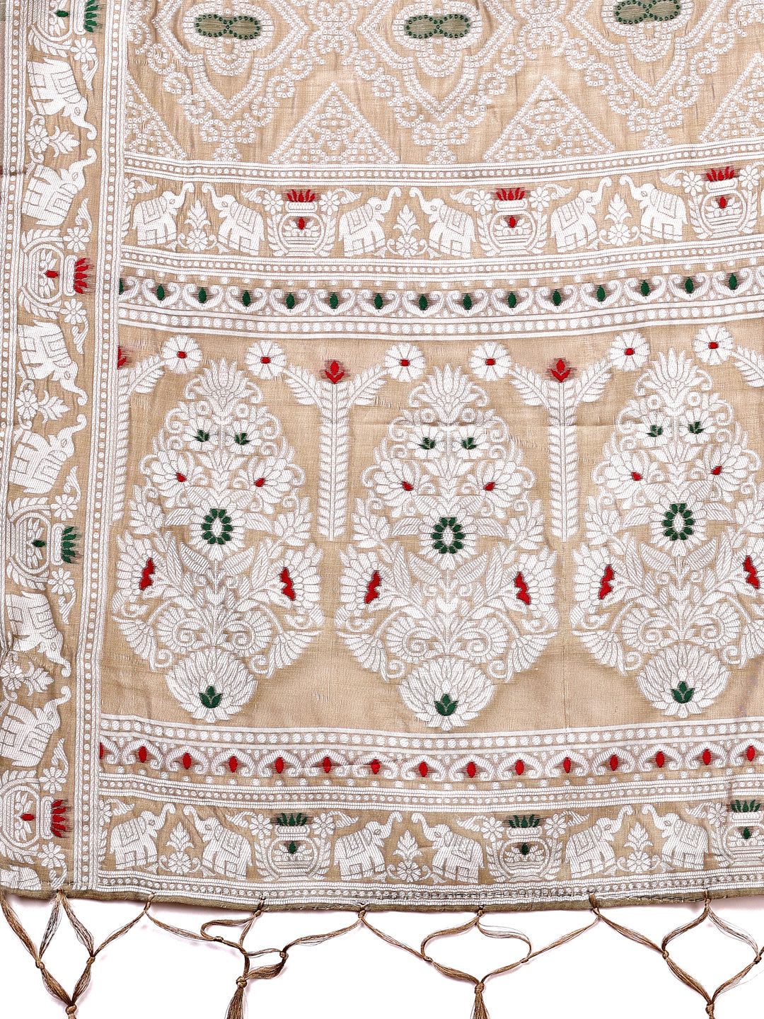 Shree Shyam Fashion Graceful Brown Printed Saree - A Symphony of Culture and Feminine Charm | Grocsy