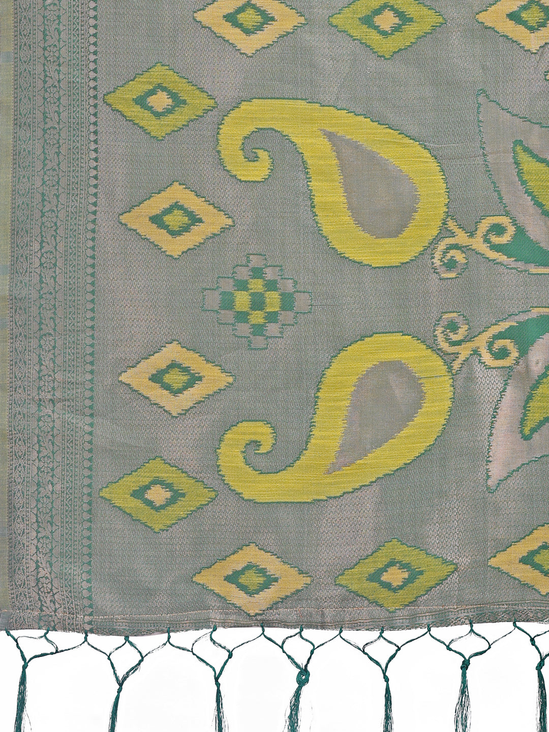 Shree Shyam Fashion Stylish Yellow Linen Cotton Saree with Woven Design - Lightweight Elegance for Everyday Grace | Grocsy