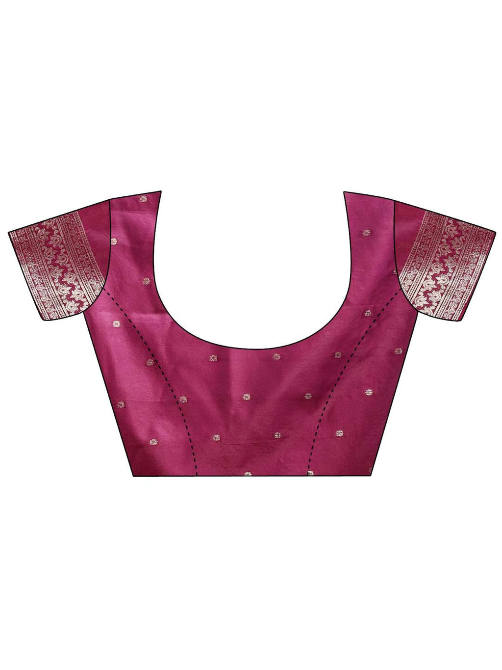 Shree Shyam Fashion Emerald Purple Banarasi Silk Saree with Zari Floral Work - Elegance Woven in Every Thread | Grocsy
