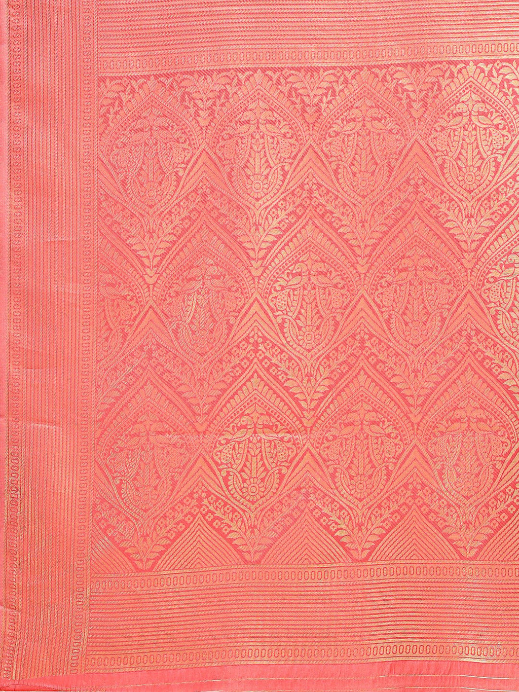 Shree Shyam Fashion Yellow & Red Banarasi silk Woven Zari Work Traditional Tassel Saree | Grocsy