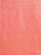 Shree Shyam Fashion Yellow & Red Banarasi silk Woven Zari Work Traditional Tassel Saree | Grocsy