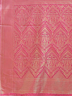 Shree Shyam Fashion Light Pink Banarasi silk Woven Zari Work Traditional Tassel Saree | Grocsy