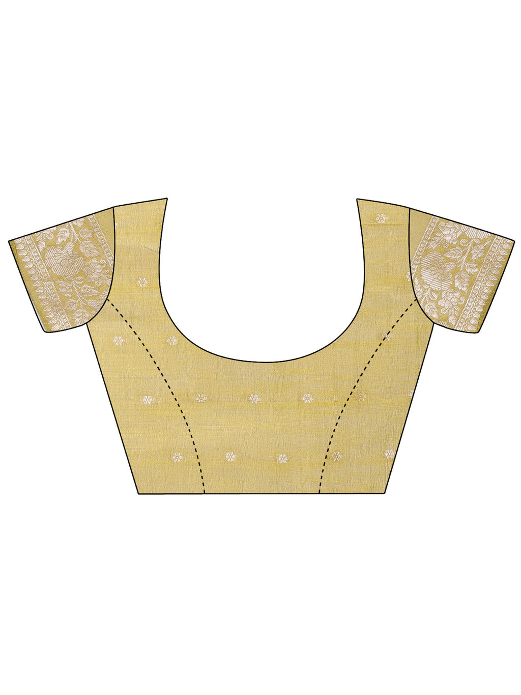 Shree Shyam Fashion Elegant Mustard Linen Cotton Saree with Silver Zari - Perfect Blend of Comfort & Charm | Grocsy