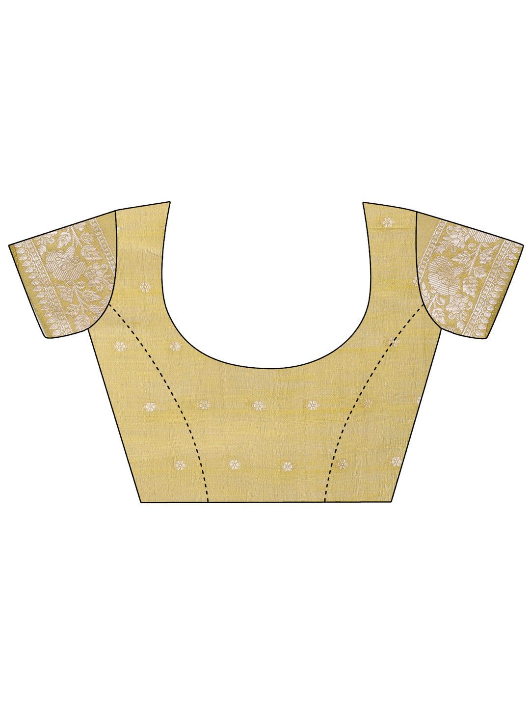 Shree Shyam Fashion Elegant Mustard Linen Cotton Saree with Silver Zari - Perfect Blend of Comfort & Charm | Grocsy
