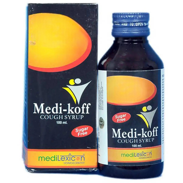 Medilexicon Homeopathy Medi-koff Cough Syrup Sugar Free | Grocsy