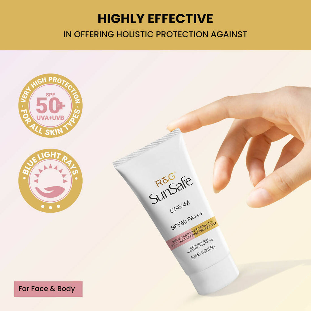 Vasu Healthcare R&G SunSafe SPF 50 Sunscreen | Grocsy