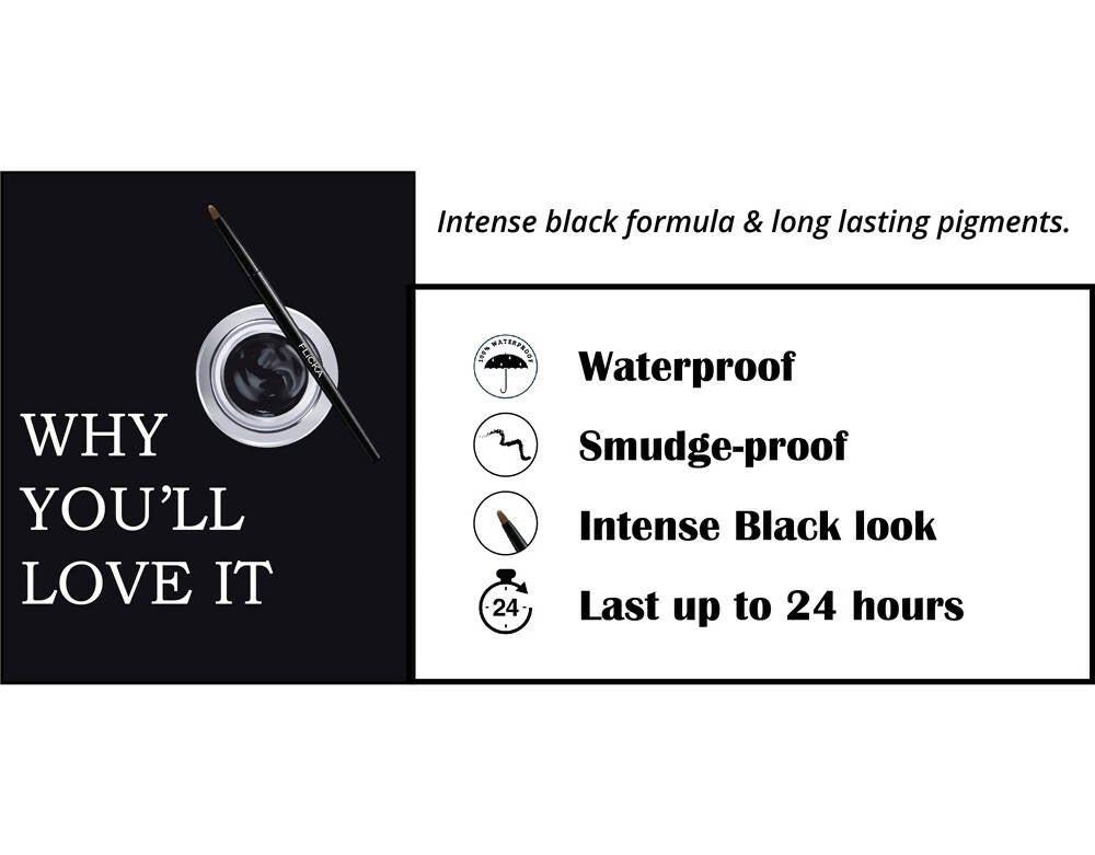 Flicka Draw N Dance Gel Eyeliner | Grocsy