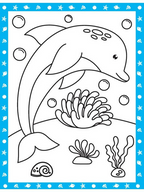 Dreamland Publications Under Ocean Neon Colour & Sticker Dots Book Over 500 Stickers for Kids | Grocsy