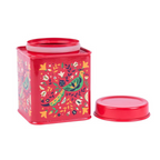 Chumbak Dark Red Storage Tin | Grocsy