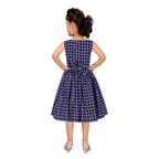 Asmaani Kids Party Wear Stylish Dresses, Perfect for Parties, Functions & Vacations - Navy Blue | Grocsy