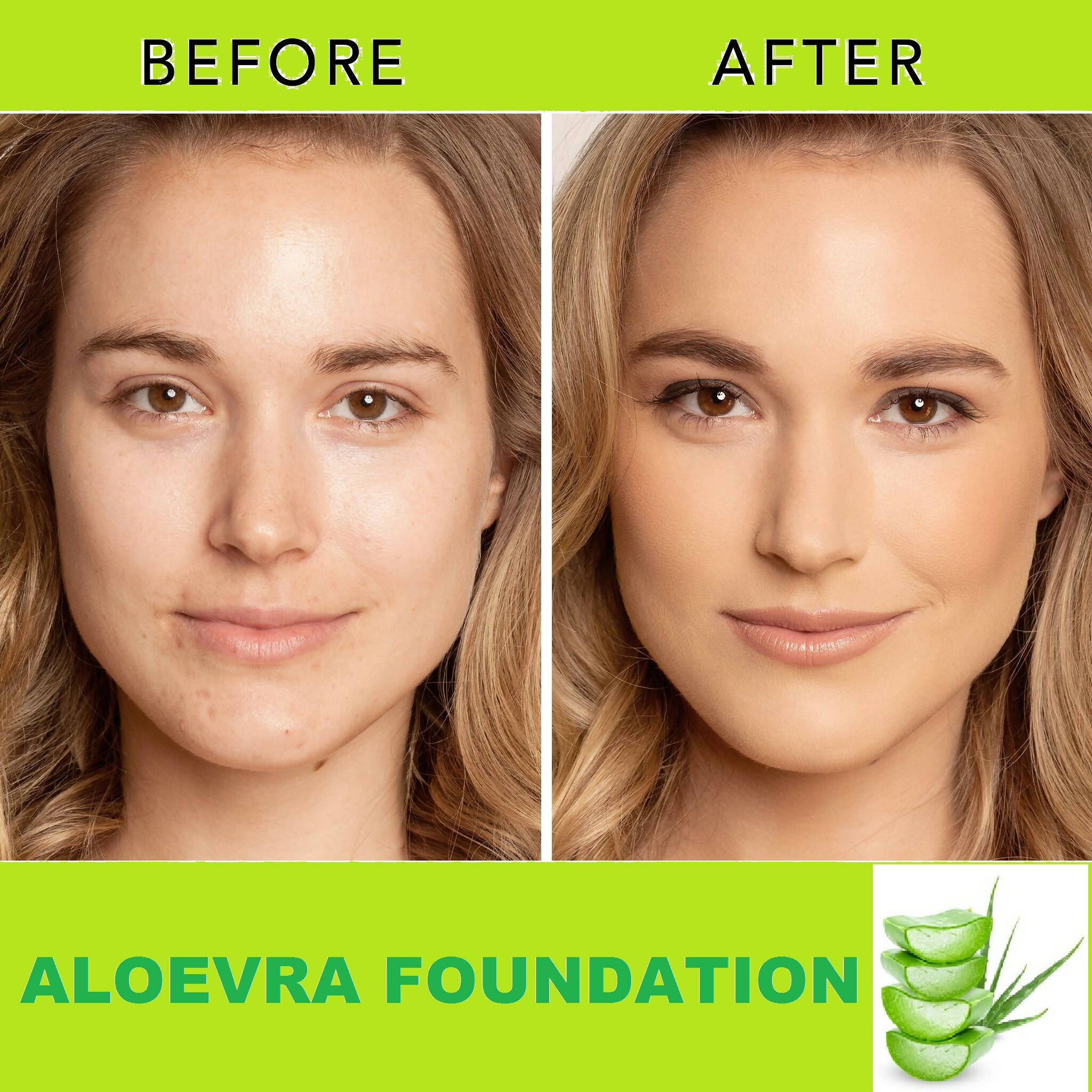 Maliao Professional Matte Look Aloe Vera Whitening Foundation | Grocsy