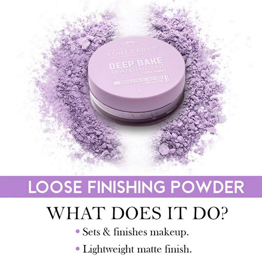 Daily Life Forever52 Deep Bake Translucent Matte Loose Powder - GLM008 | Grocsy