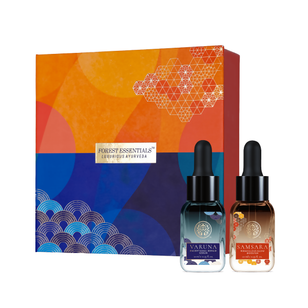 Forest Essentials High-Performance Day & Night Face Serums Duo | Grocsy